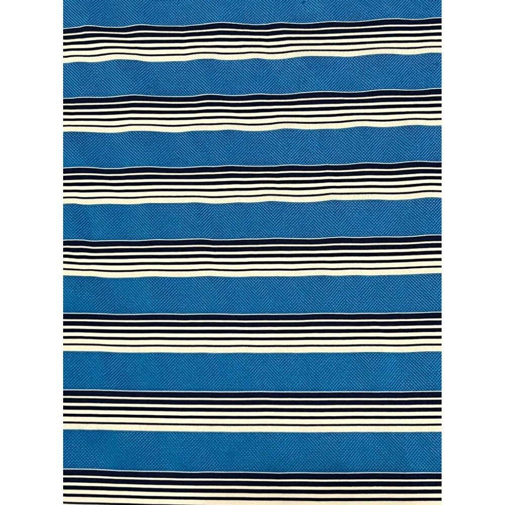 Nike Golf Standard Fit Striped Polo Shirt Blue White Mens Medium Dri-Fit Active - Picture 3 of 9